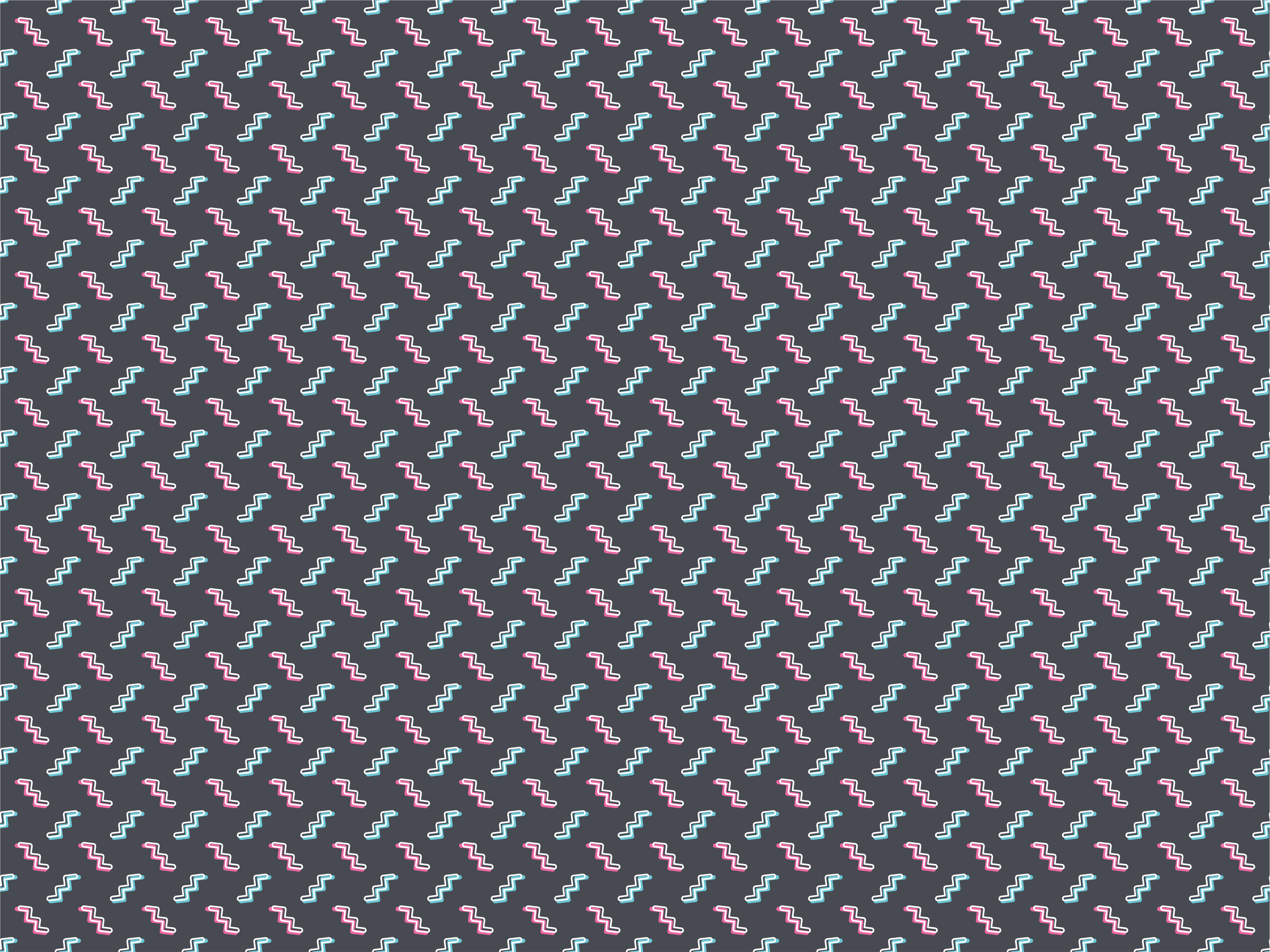 乙烯基地毯色彩斑斓的波浪形状 - TenStickers