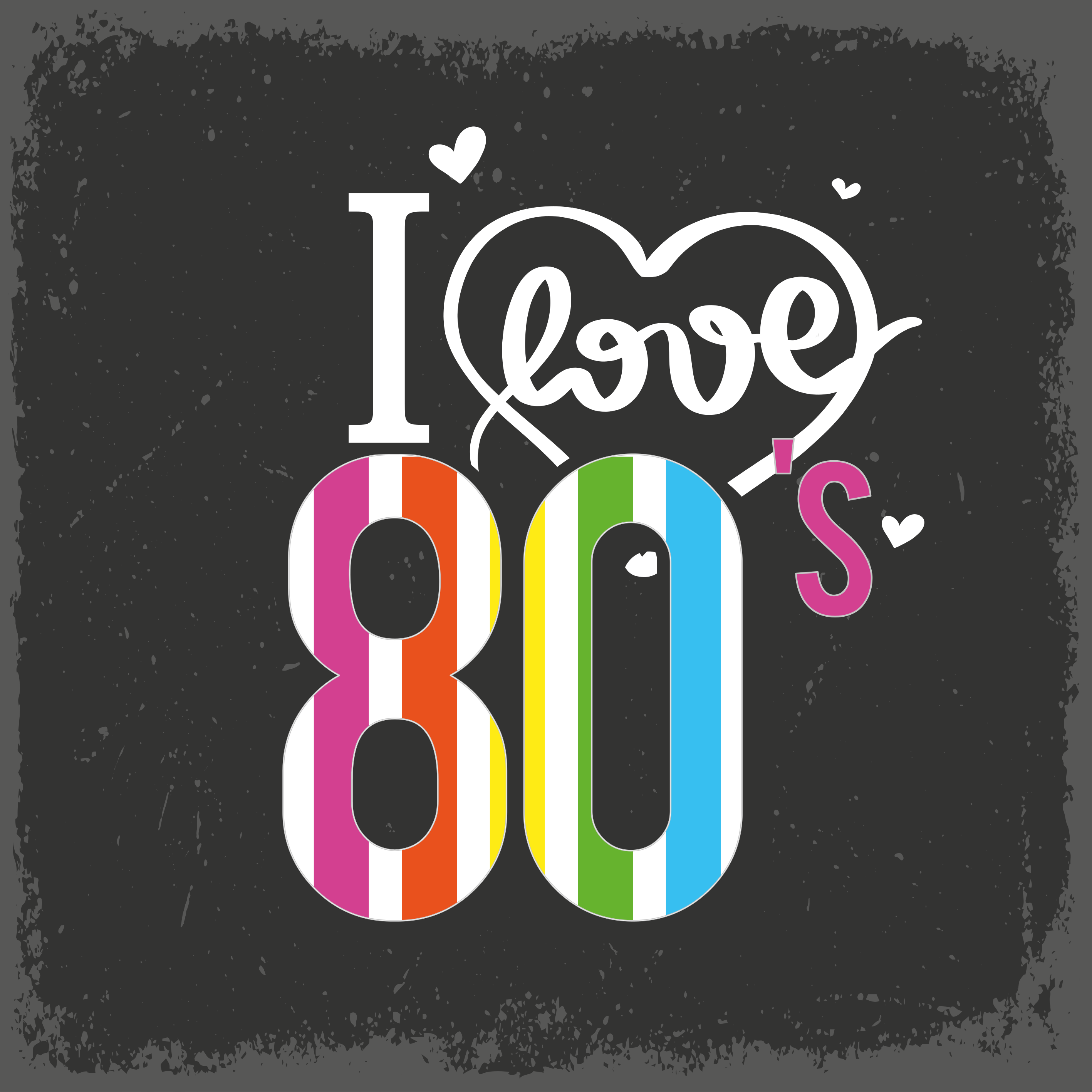 乙烯基地毯镶嵌复古80年代情怀 - TenStickers
