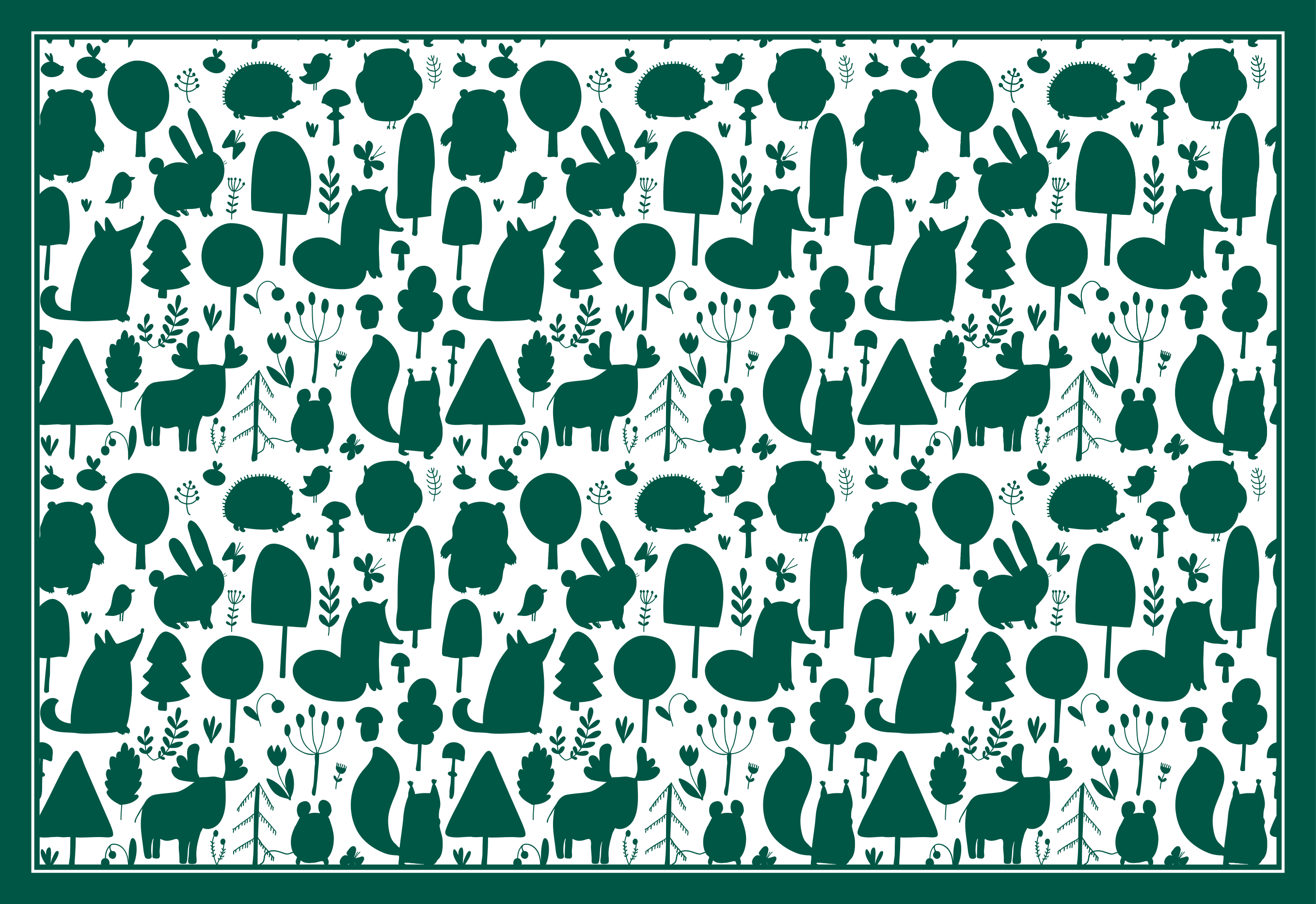 天然乙烯基地毯自然轮廓 - TenStickers