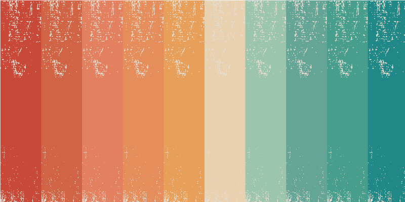 极简主义多彩条纹层次 - TenStickers