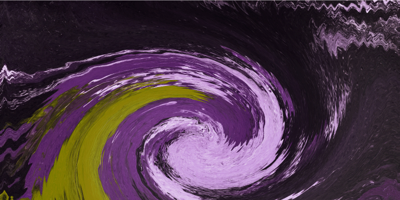 乙烯基地毯 漩涡色彩流动 - TenStickers