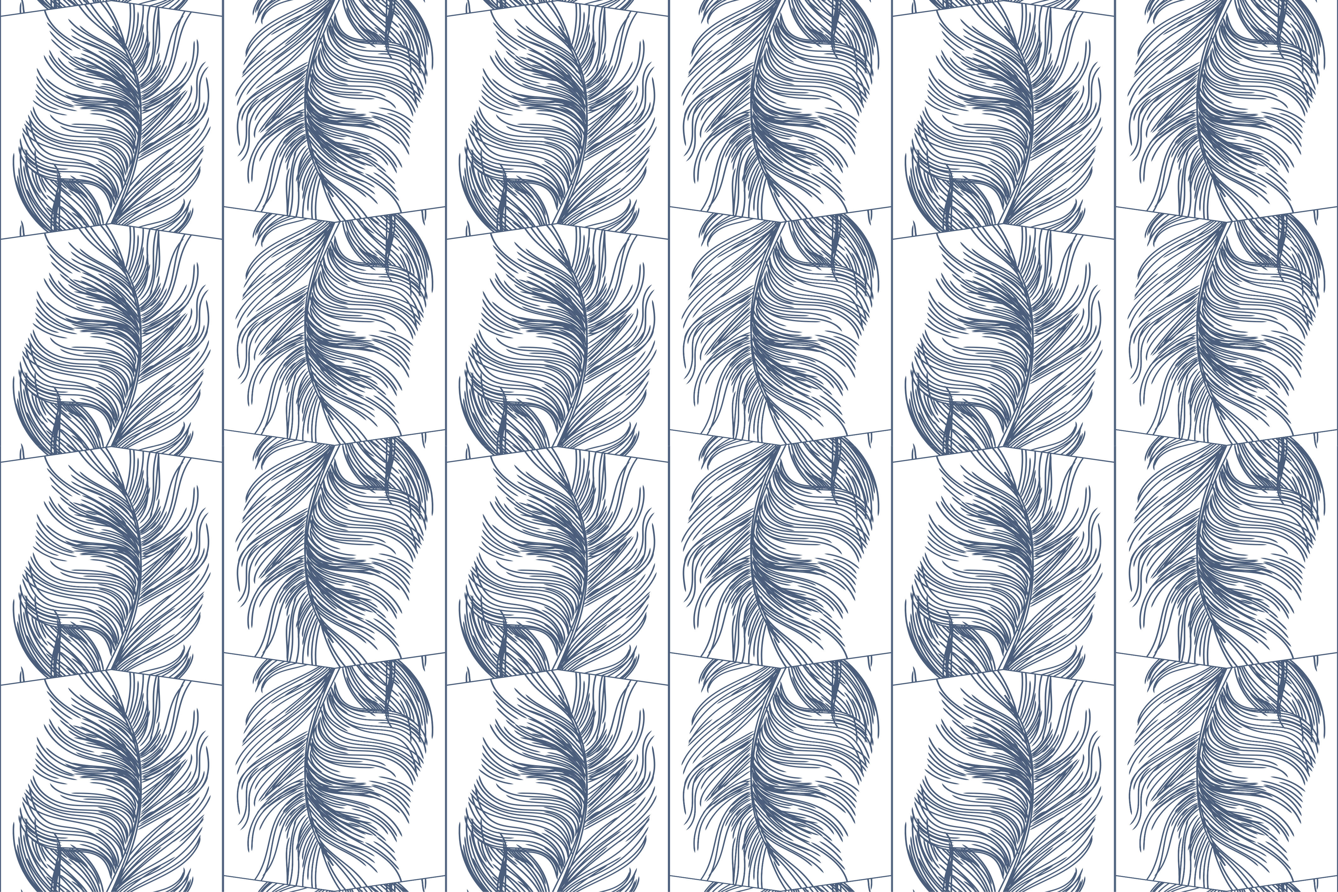 天然乙烯基地毯优雅叶子 - TenStickers