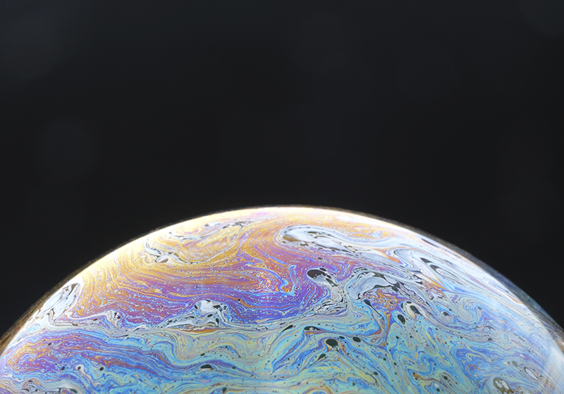 乙烯基地毯客厅宇宙色彩球体 - TenStickers