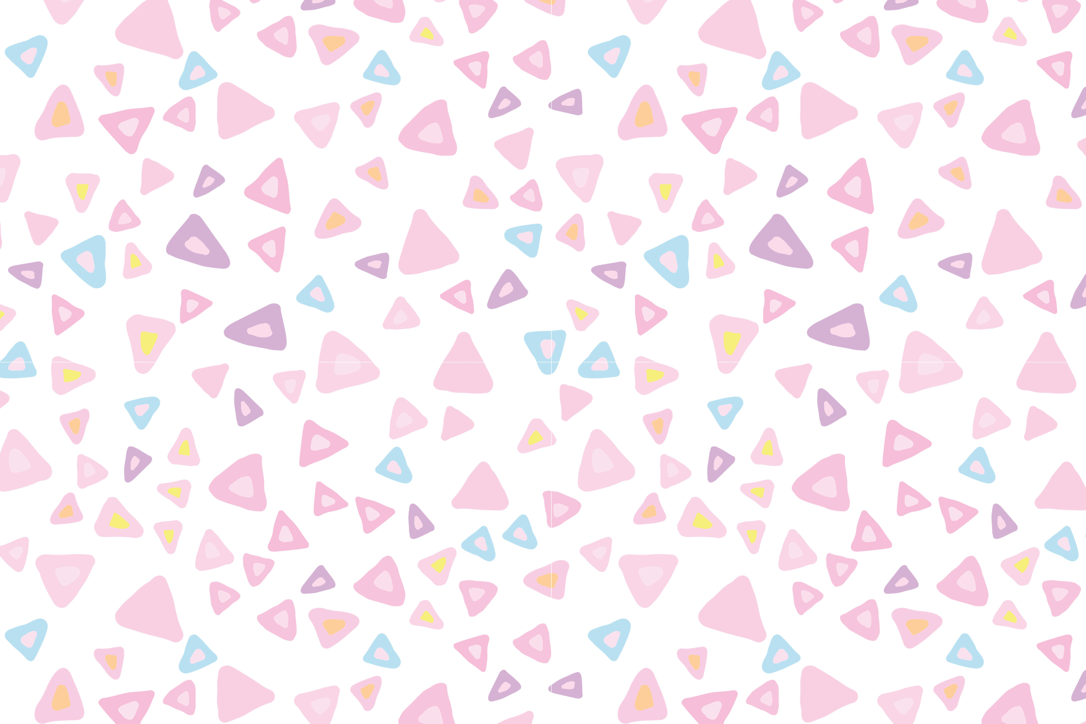 乙烯基地毯 彩色三角形元素 - TenStickers