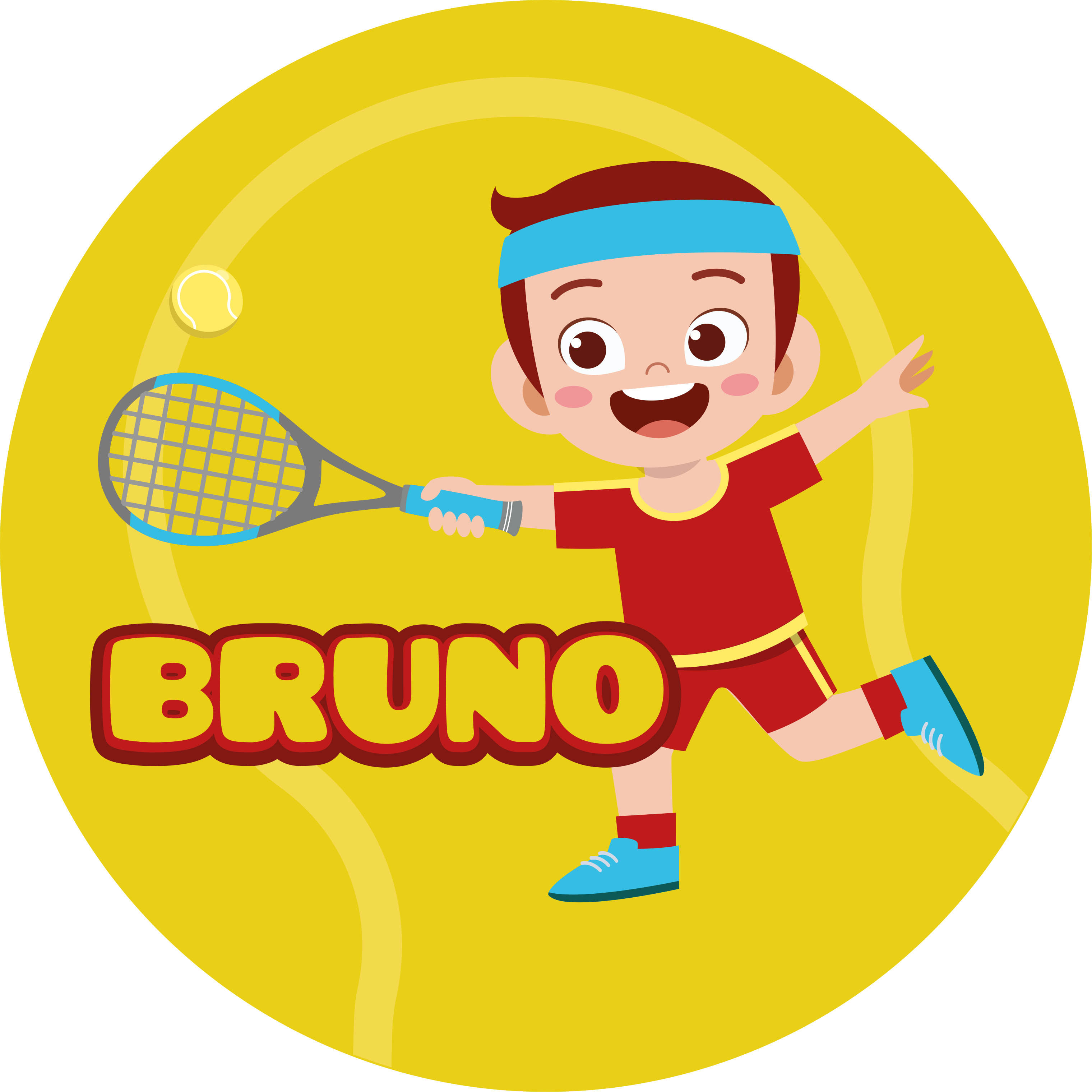 乙烯基地毯名称 个性化运动 - TenStickers