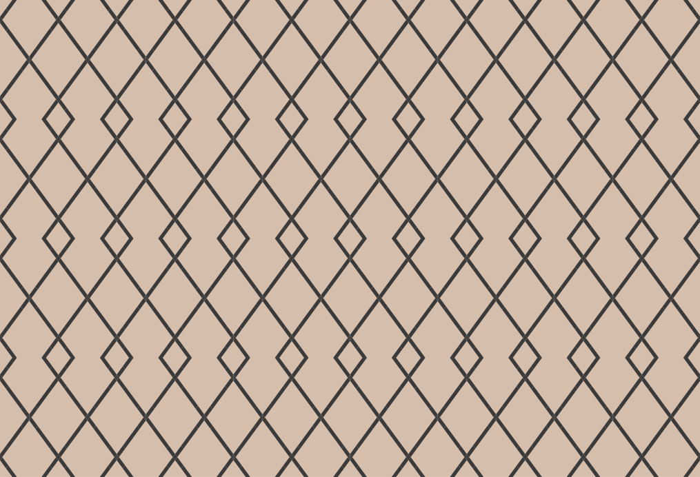 乙烯基地毯几何 优雅的钻石图案 - TenStickers