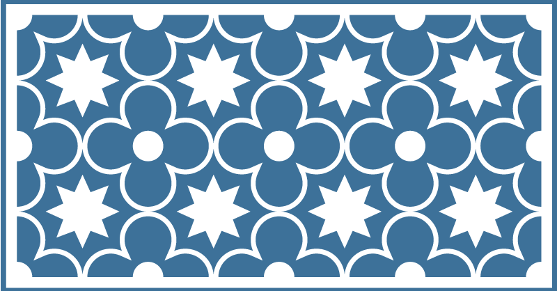 乙烯基地毯 传统图案 - TenStickers