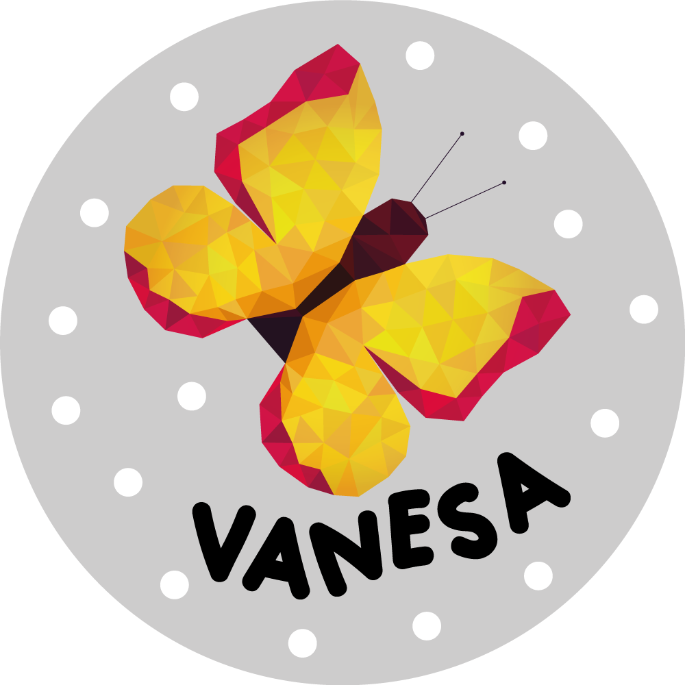 乙烯基地毯名称 个性化蝴蝶 - TenStickers