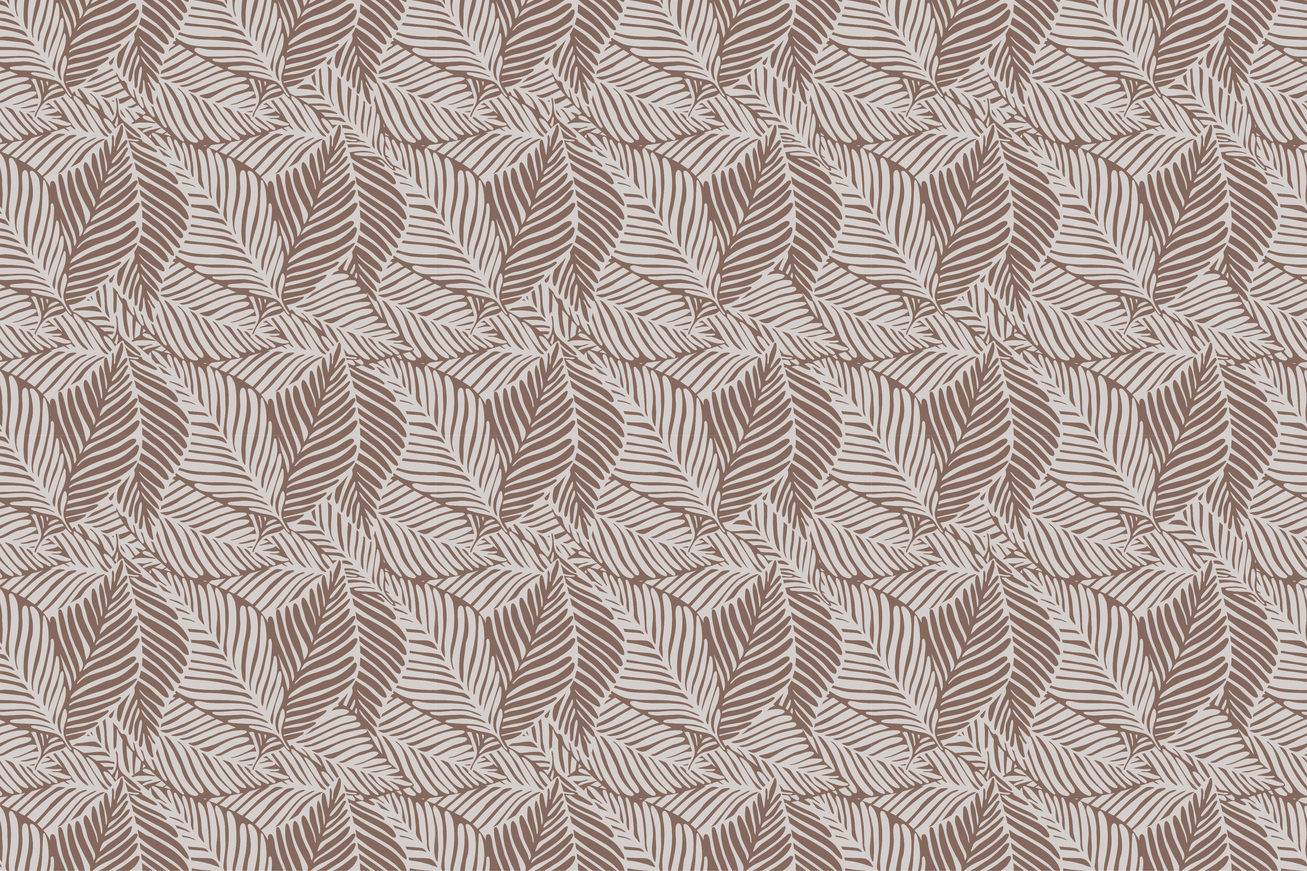 乙烯基花草地毯 叶状图案表面 - TenStickers