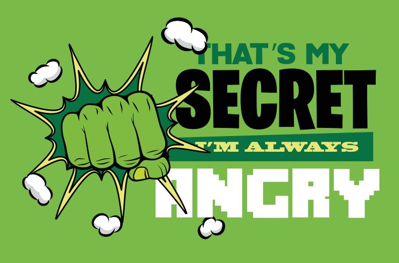 我总是很生气孩子们的地毯 - TenStickers