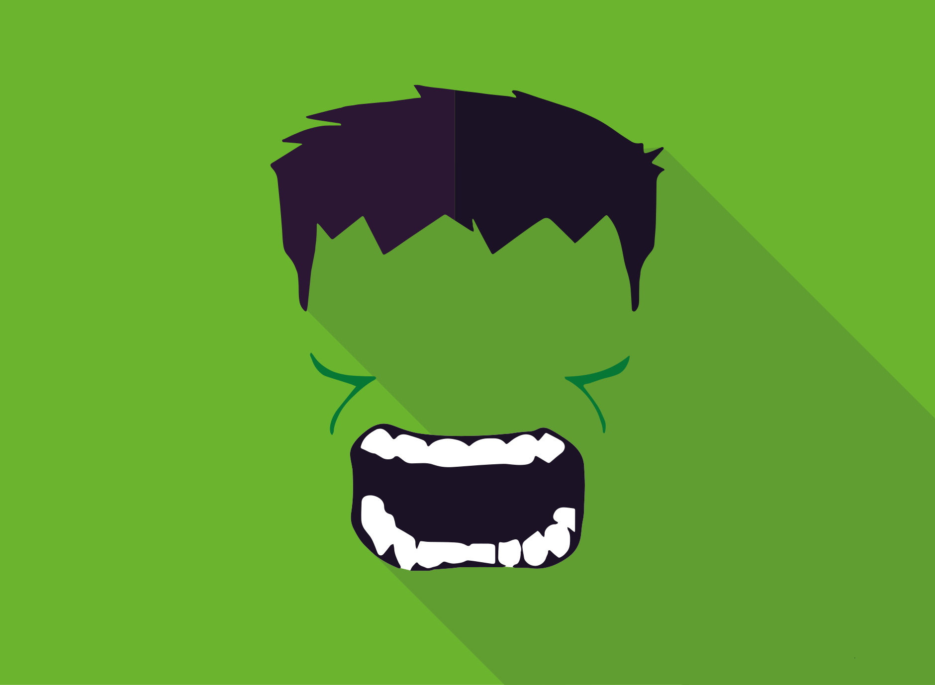 绿色超级英雄儿童乙烯基地毯 - TenStickers