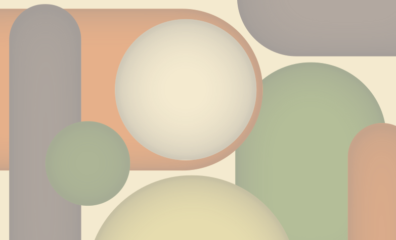 乙烯基地毯现代圆形图案 - TenStickers