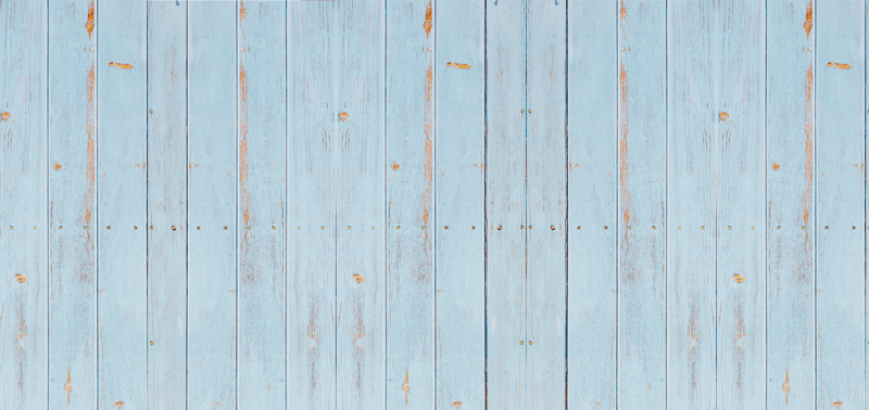 蓝色木纹乙烯基木走廊地板 - TenStickers