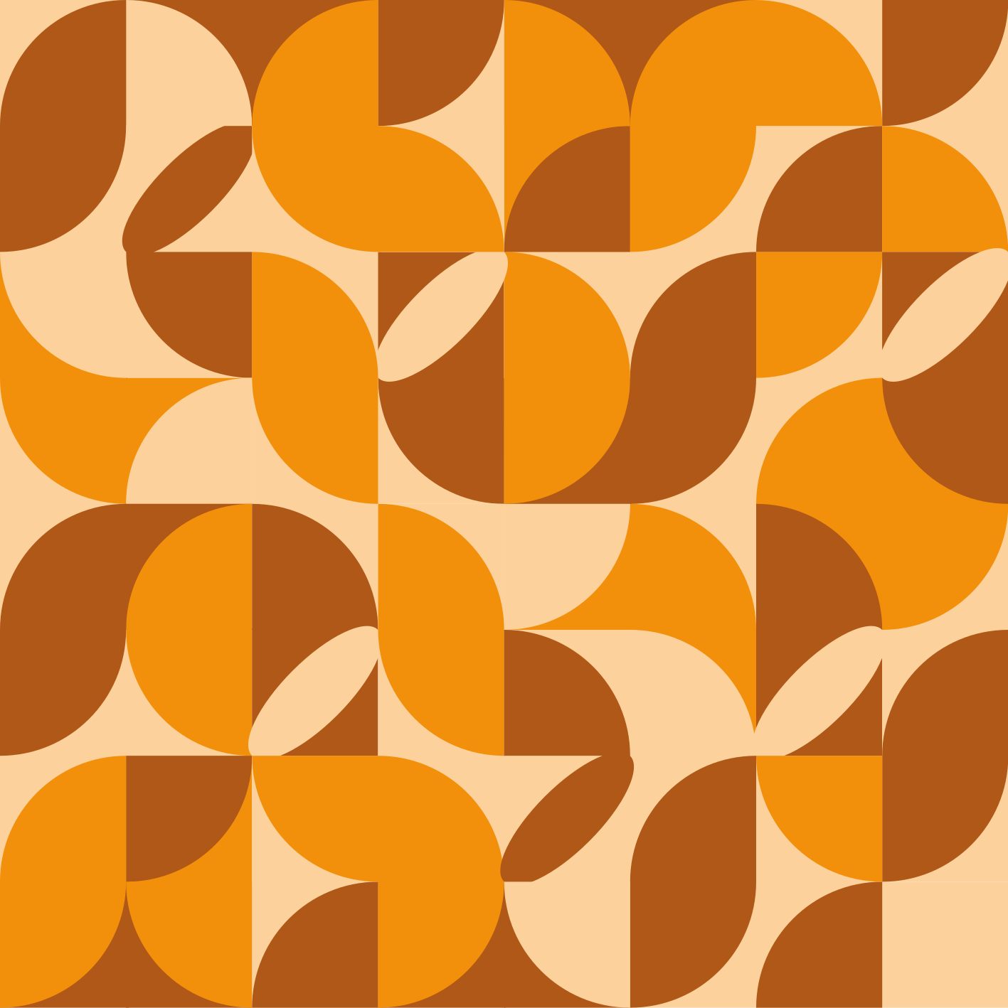 乙烯基地毯客厅 复古的 - TenStickers