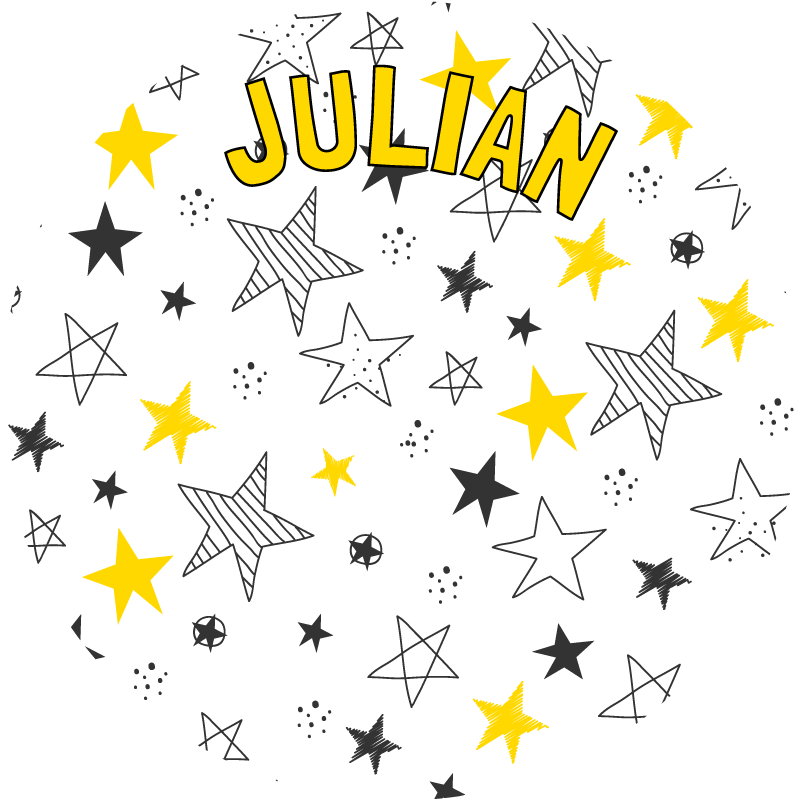 乙烯基地毯名称 自定义星空主题 - TenStickers