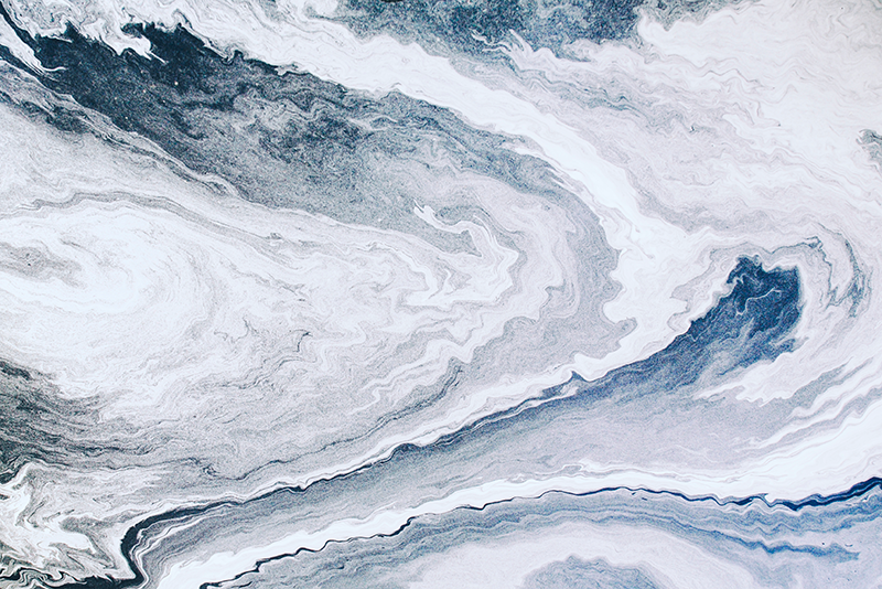 大理石乙烯基地毯简约蓝灰色 - TenStickers