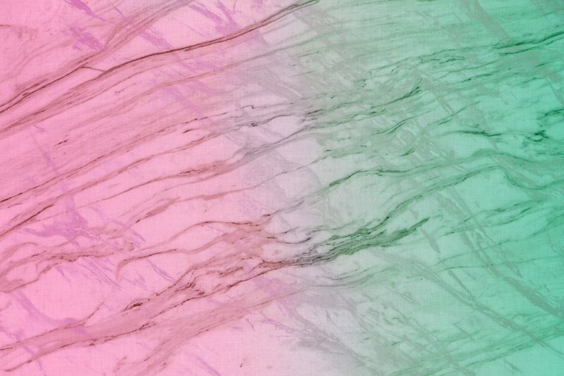 大理石乙烯基地毯粉绿渐变色 - TenStickers