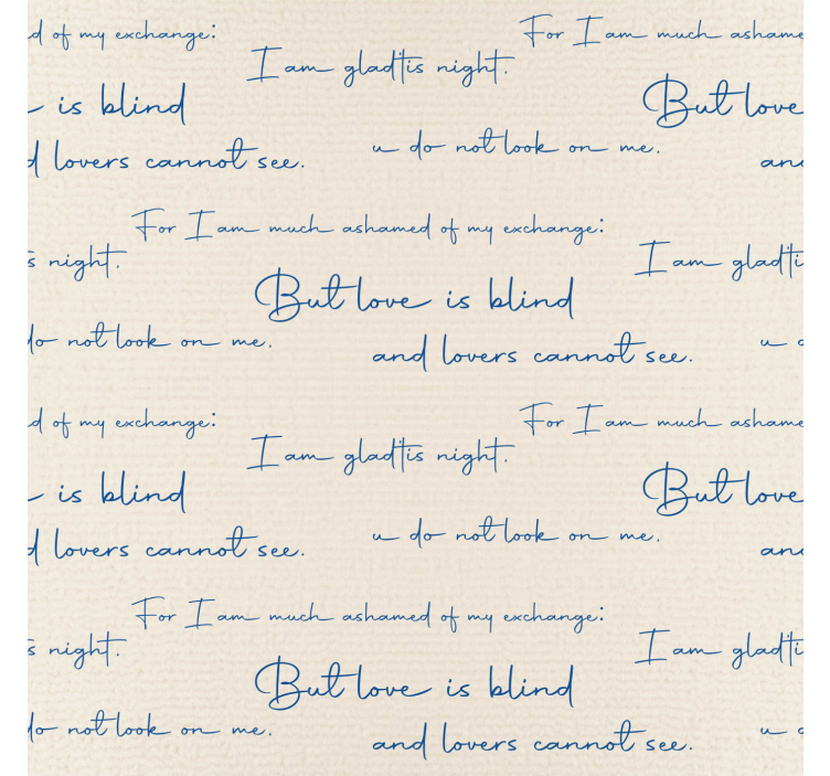 墙纸刻字 纺织图表 - TenStickers