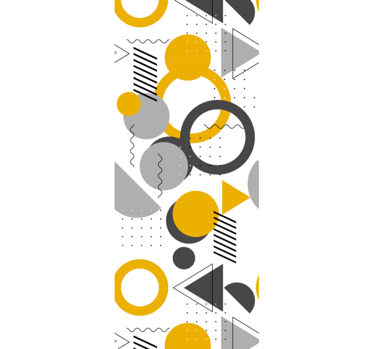 墙纸圆点动感抽象图案 - TenStickers