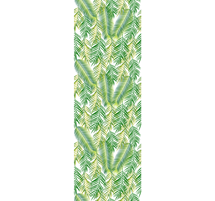 墙纸树叶丰富的绿色设计 - TenStickers