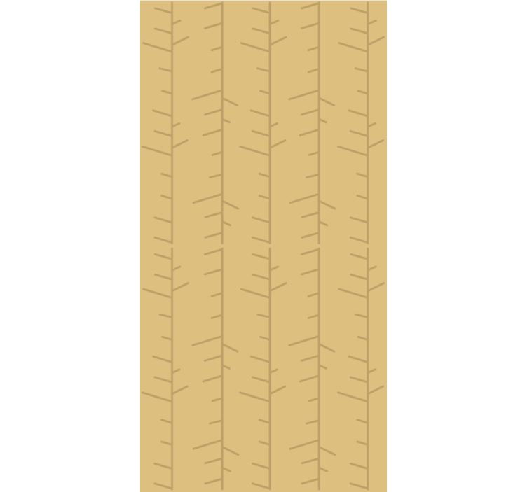 墙纸树壁纸呈现风格化极简图案 - TenStickers