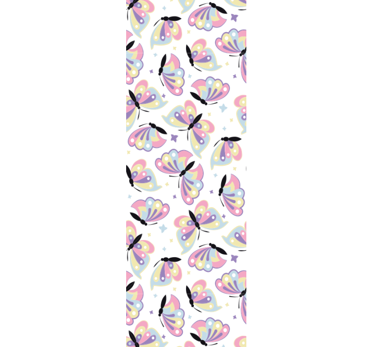 蝴蝶壁纸展翅飞翔的彩色翅膀 - TenStickers