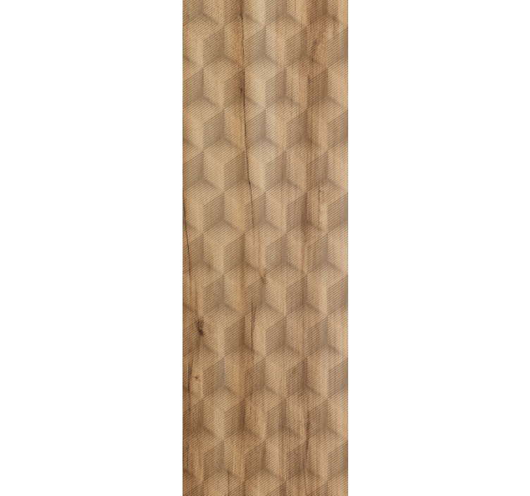 质感壁纸搭配3d立方体图案 - TenStickers