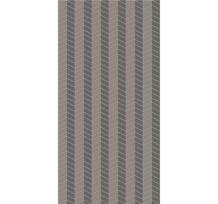 几何墙纸，锯齿形图案设计 - TenStickers