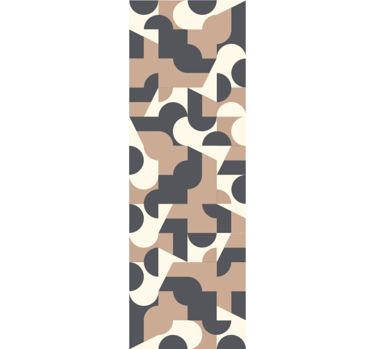 墙纸抽象几何形状展示 - TenStickers