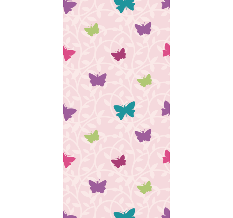 蝴蝶壁纸展现绚丽多彩的翅膀 - TenStickers