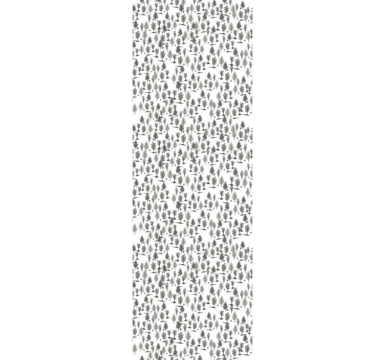 墙纸树壁纸采用北欧黑色剪影设计 - TenStickers