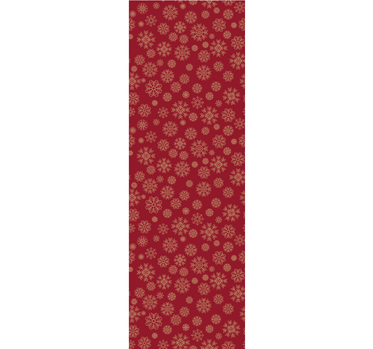 墙纸 圣诞 主题 冰霜花卉设计 - TenStickers