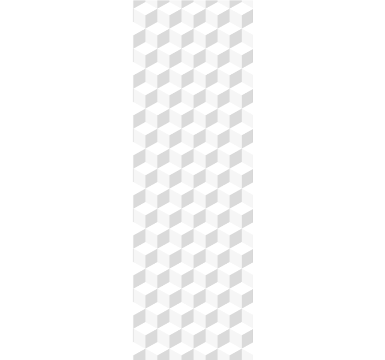 几何墙纸立方体纹理 - TenStickers