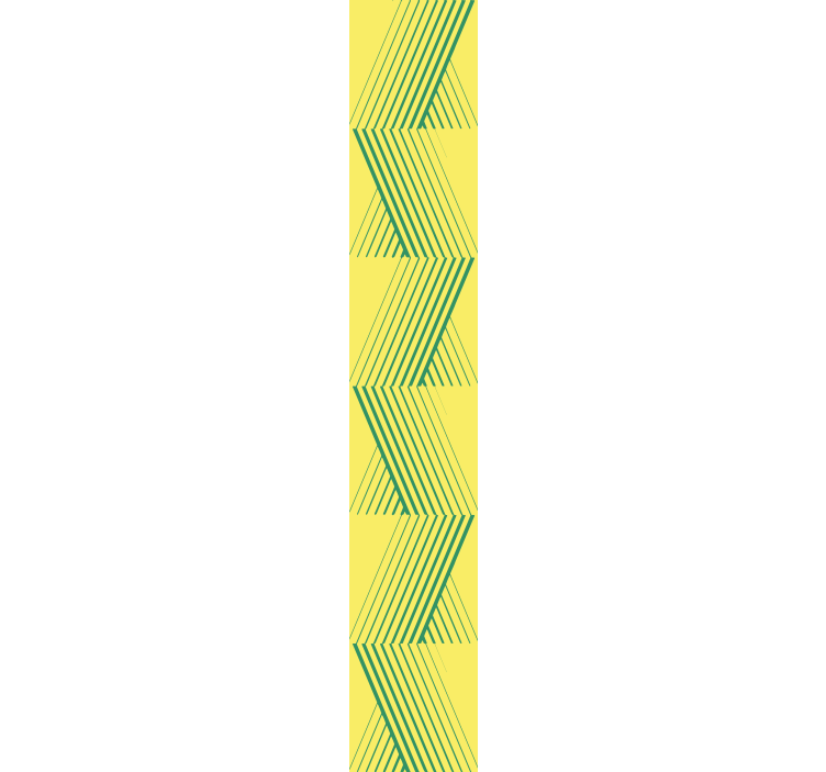 几何墙纸呈现对角条纹线条 - TenStickers