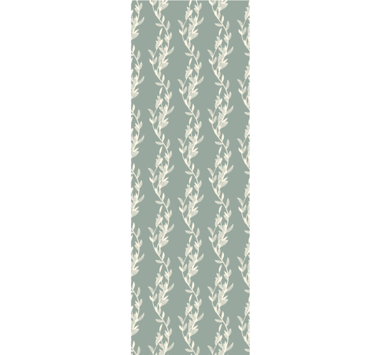 墙纸花卉精致藤蔓设计 - TenStickers