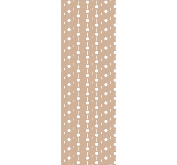 墙纸圆点呈现圆形白色圆点 - TenStickers