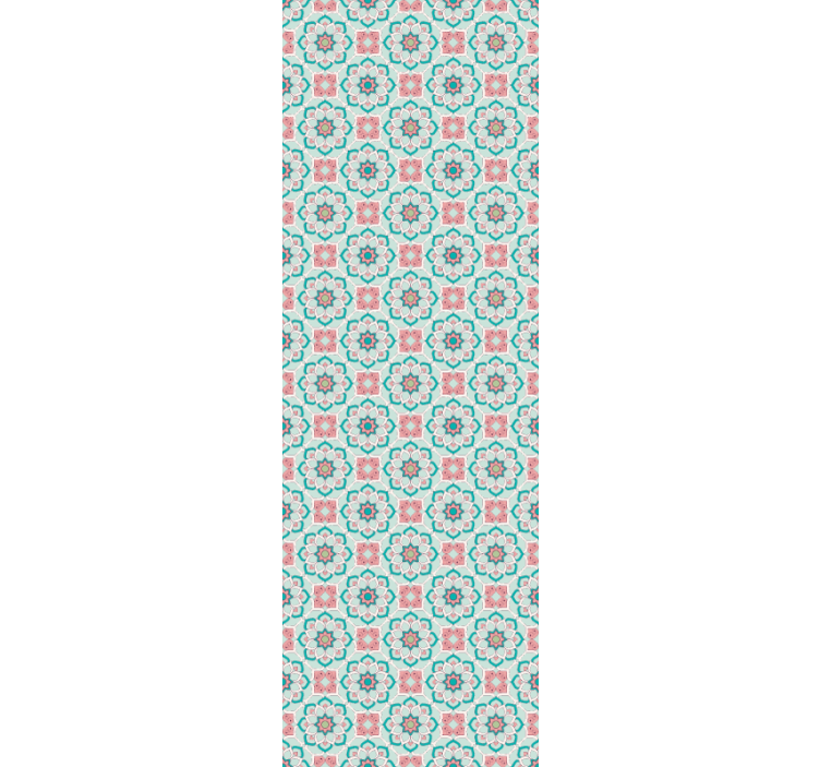 墙纸花卉花与星 - TenStickers