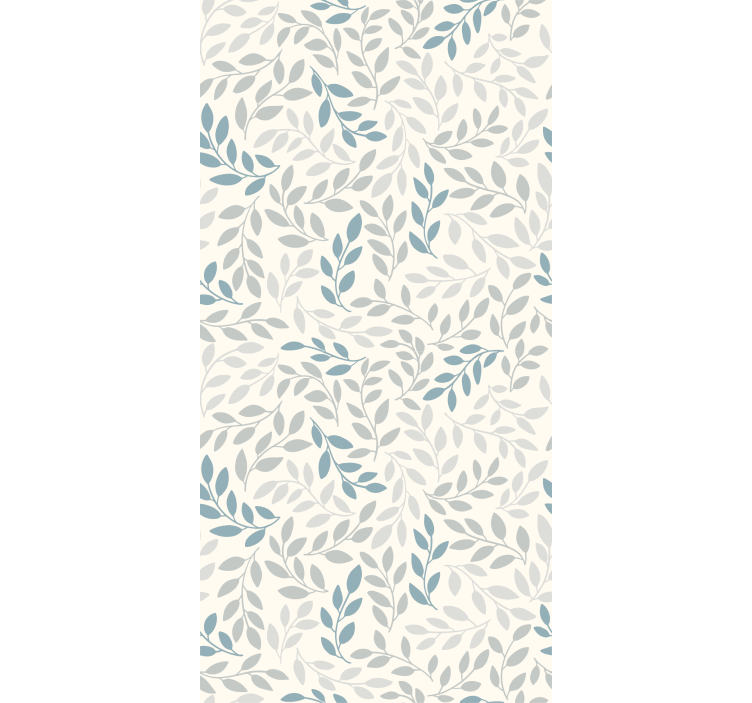 墙纸树叶优雅叶子排列 - TenStickers