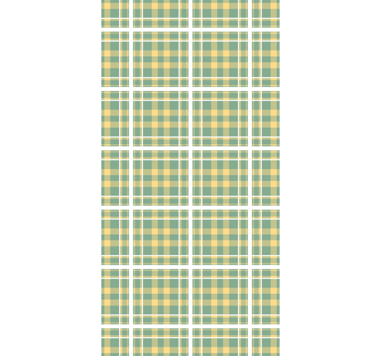 质感壁纸带来格纹织物灵感 - TenStickers