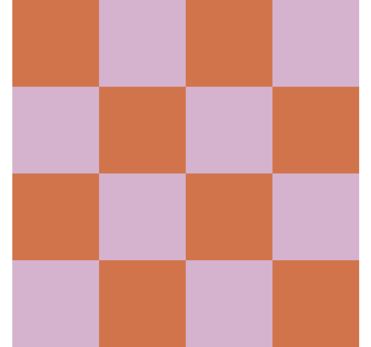 墙纸瓷砖 橙色色调图案 - TenStickers