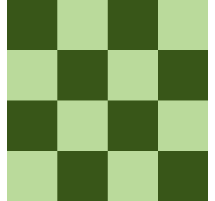 墙纸瓷砖 深绿色和浅绿色图案 - TenStickers