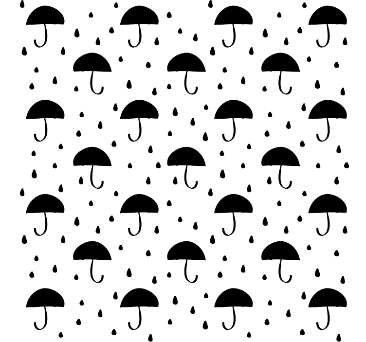 几何墙纸雨滴彩纸 - TenStickers