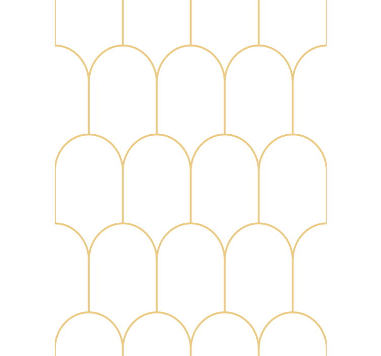 客厅装饰墙纸优雅金色拱门 - TenStickers