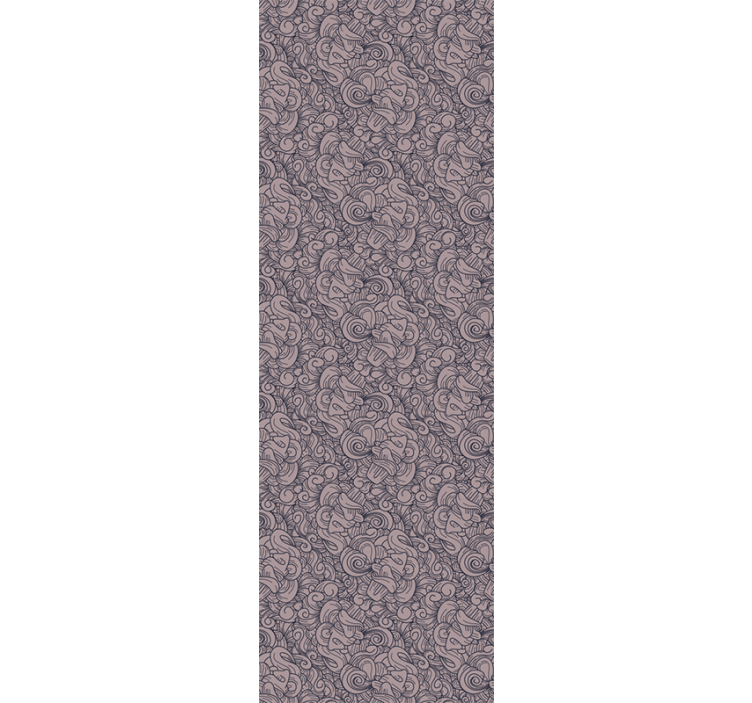 客厅装饰墙纸抽象佩斯利图案 - TenStickers