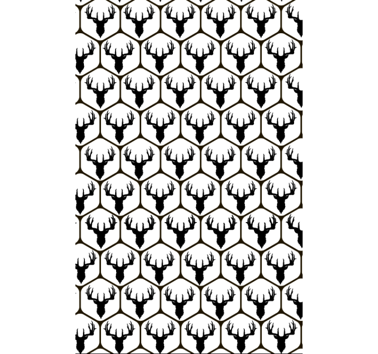 动物墙纸瓷砖鹿 - TenStickers