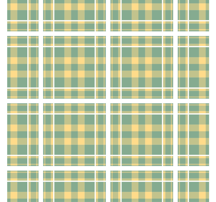 卧室壁纸检查格纹图案覆盖 - TenStickers