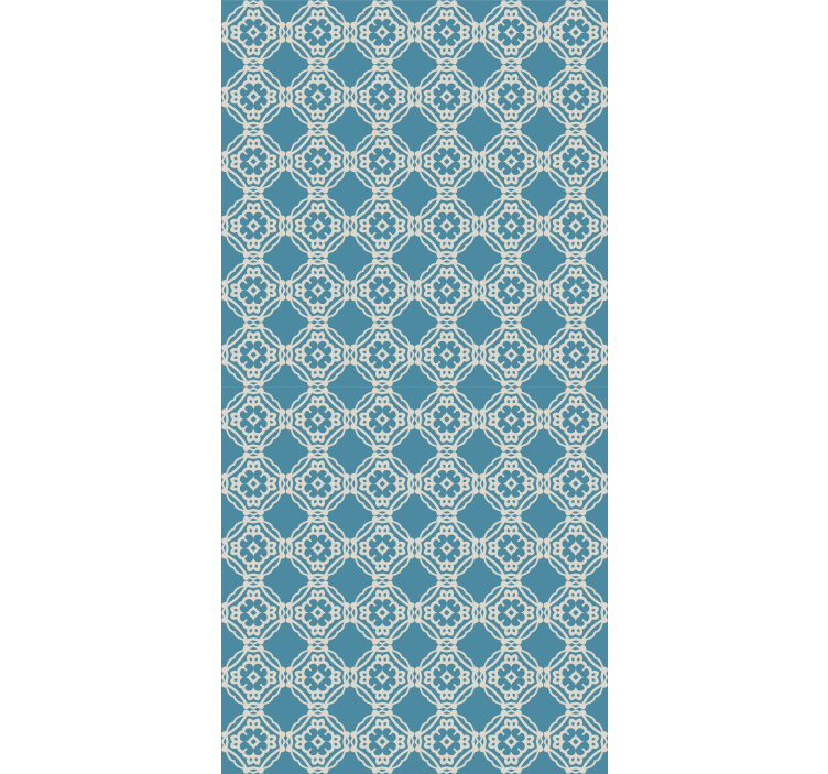 卧室壁纸展现复杂几何排列 - TenStickers