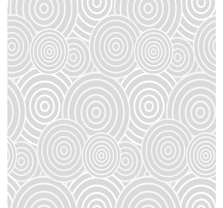 卧室壁纸圆形线条图案 - TenStickers
