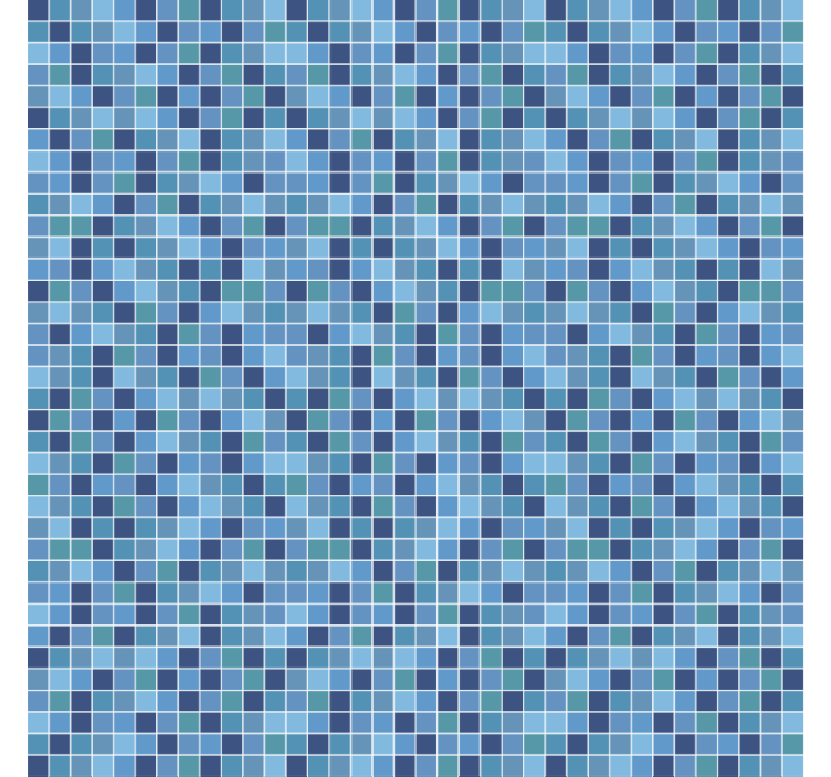 办公室墙纸几何马赛克纺织品 - TenStickers