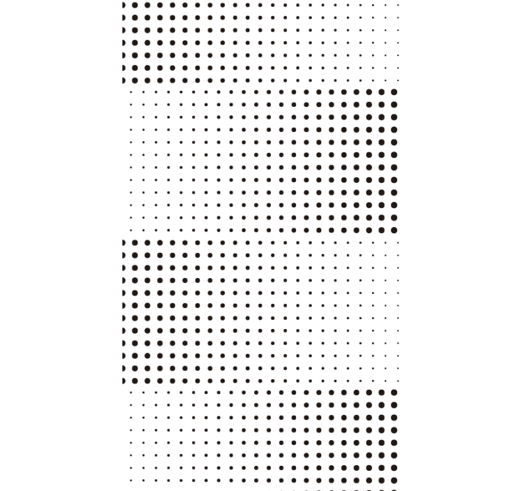 主卧墙纸黑点与线条设计 - TenStickers